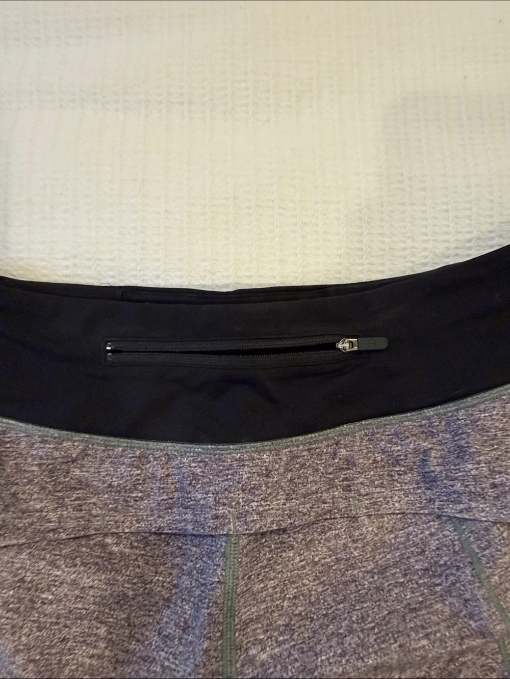 Women’s Lululemon Gray with Black shorts